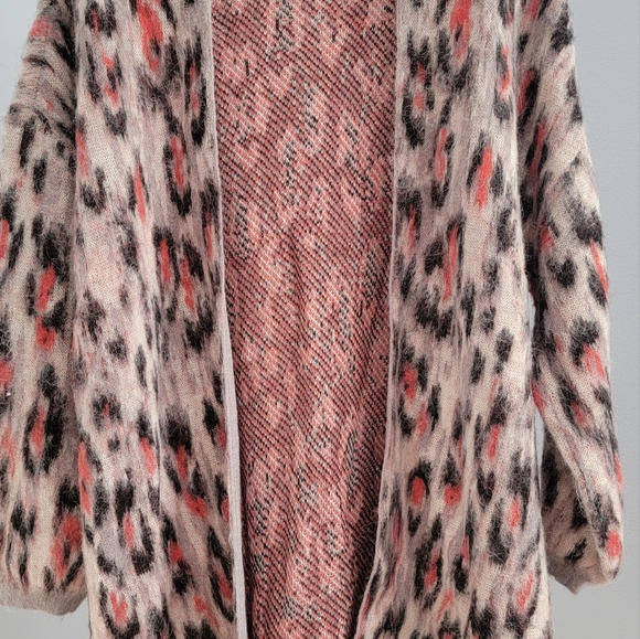 Anthropologie Zoey Leopard Cardigan size MP - Picture 11 of 15